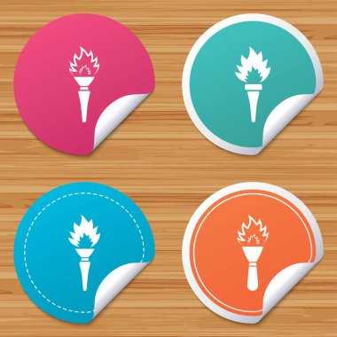 Meşale alevi simgeler