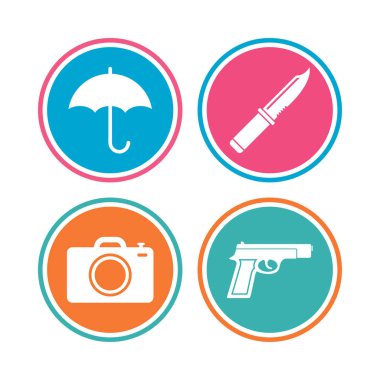 Web kamera ve dizüstü pc işaretleri