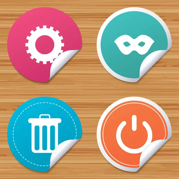 Daire rozetleri ile kıvrık köşe