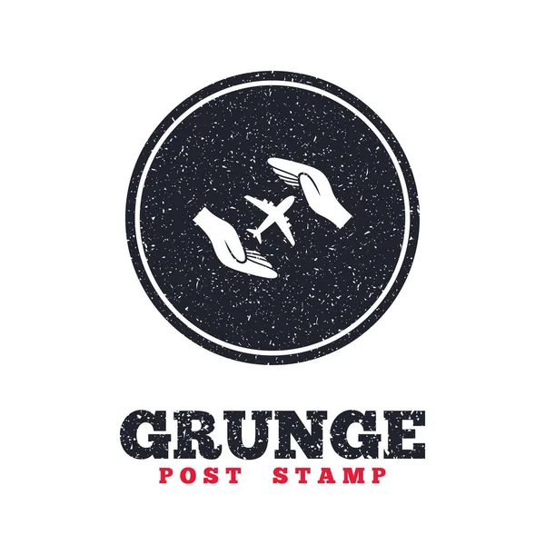 Grunge post timbre — Image vectorielle