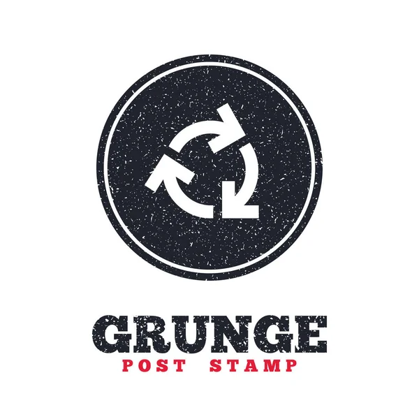 Grunge post stamp — Stock Vector