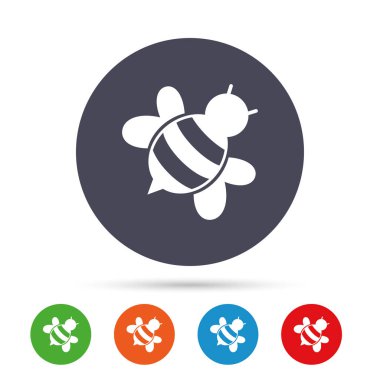 Arı işareti simgesi. Bal arısı veya API'larını sembolü.