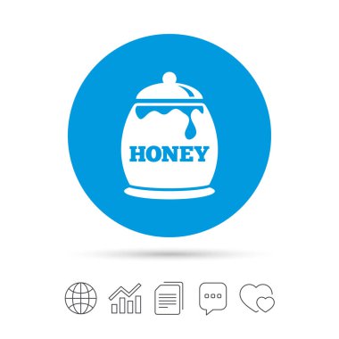 Pot işareti simgesini tatlım. Tatlı doğal gıda.