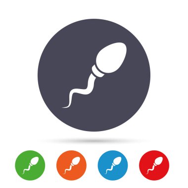 sperm işareti simgesi. Döllenme sembolü.