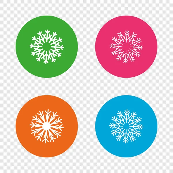 Sněhové vločky umělecké ikony. Klimatizace. — Stockový vektor