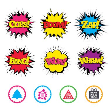 Konuşma balonları pop sanat zap