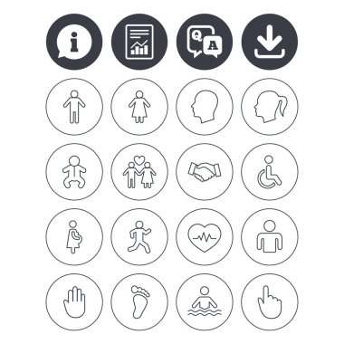 Bilgileri, karşıdan yükleme ve rapor işaretleri