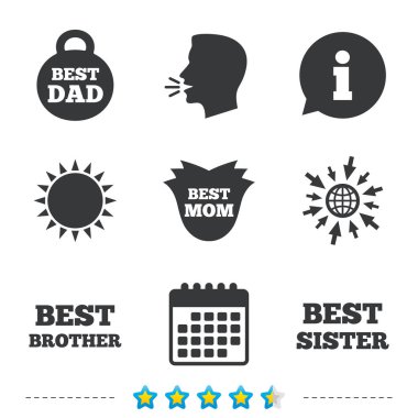 Anne ve baba, kardeş, kardeş simgeler