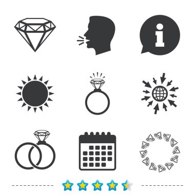 Takı Pırlanta işaretleri.