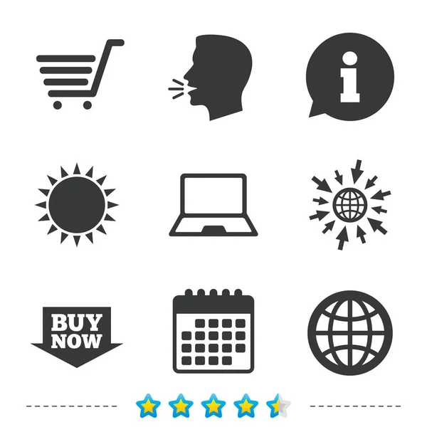 Sada ikon nákupů — Stockový vektor