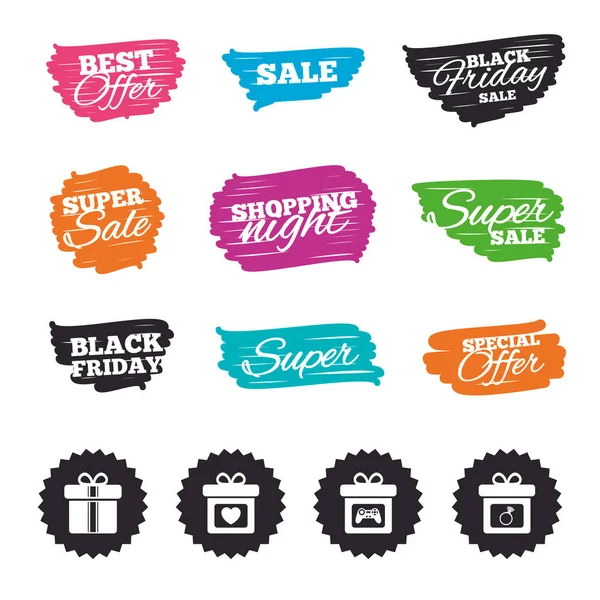 Sale shopping banners — Stock Vector