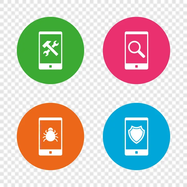 Conjunto de iconos de Smartphone — Vector de stock