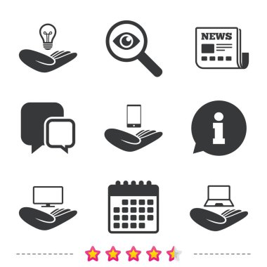 yardım simgeleri eller