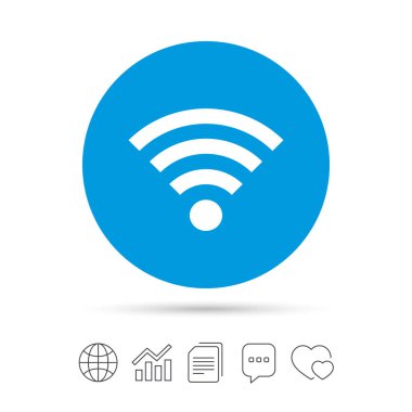WiFi işareti. kablosuz simgesi