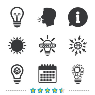 ışık lamba simgeler