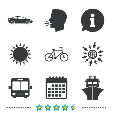 Taşıma simgeleri simge.