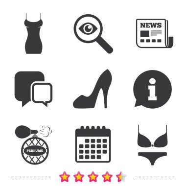 kadın elbise simgesi