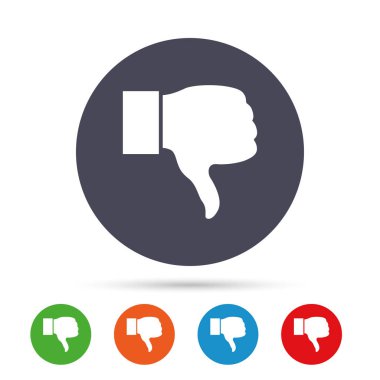 sevmediğim işareti simgesi. 