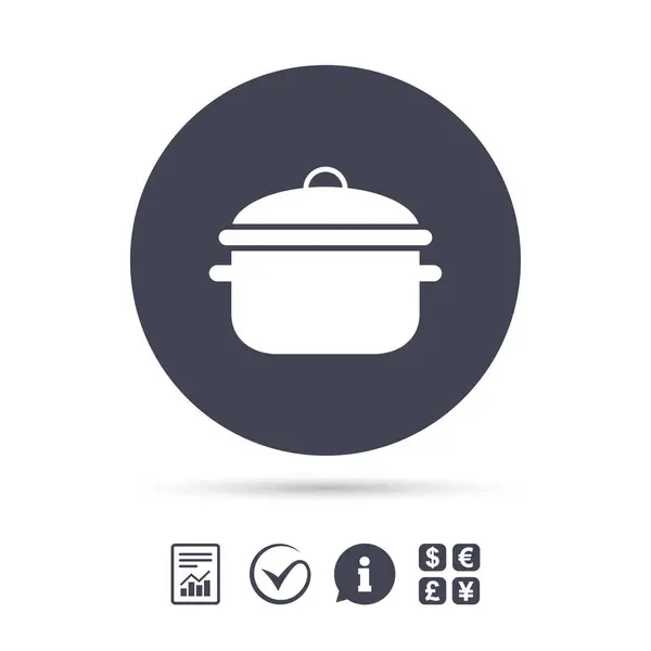 Cooking pan sign icon. — Stock Vector