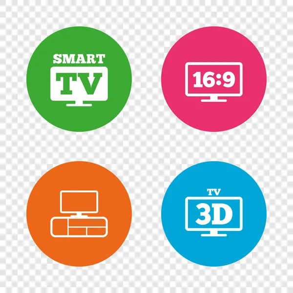 Smart TV mode icon — Stock Vector
