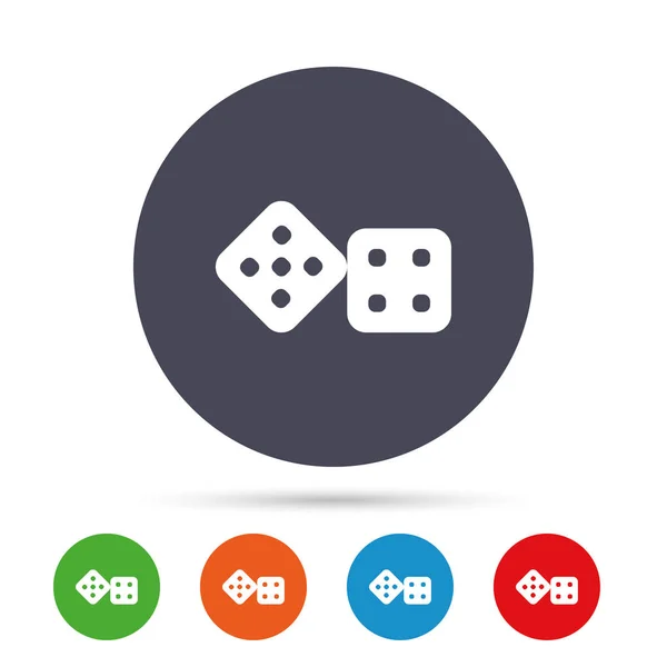 Casino spel symbol. — Stock vektor