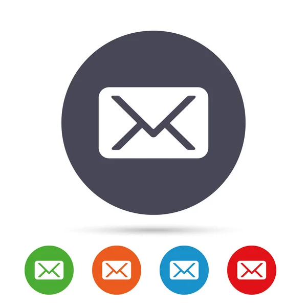 Mail pictogram symbool — Stockvector