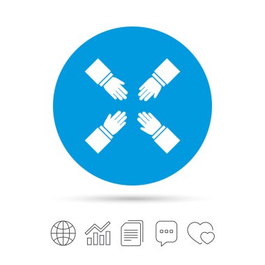 Ekip çalışması basit simgesi