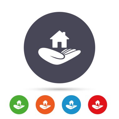 ev sigorta Icons set