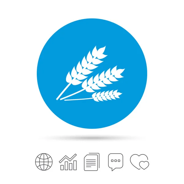 Zemědělské jednoduchý ikona — Stockový vektor