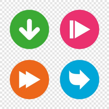 Sonraki gezinti ok başını işaretler