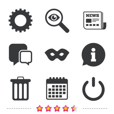 Anonim maskesi ve dişli işaretleri