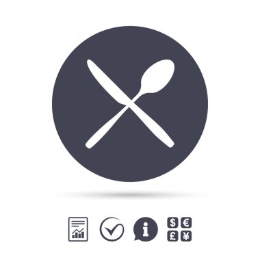 Çatal bıçak takımı Icons set