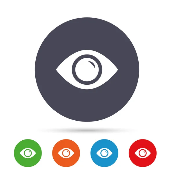 Eye icons set — Stock Vector