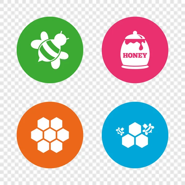 Ensemble d'icônes miel — Image vectorielle