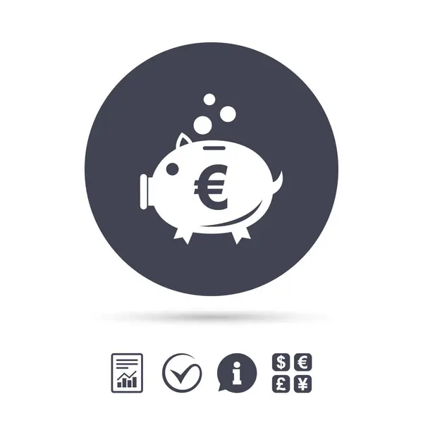 Piggy bank icon — Stock Vector