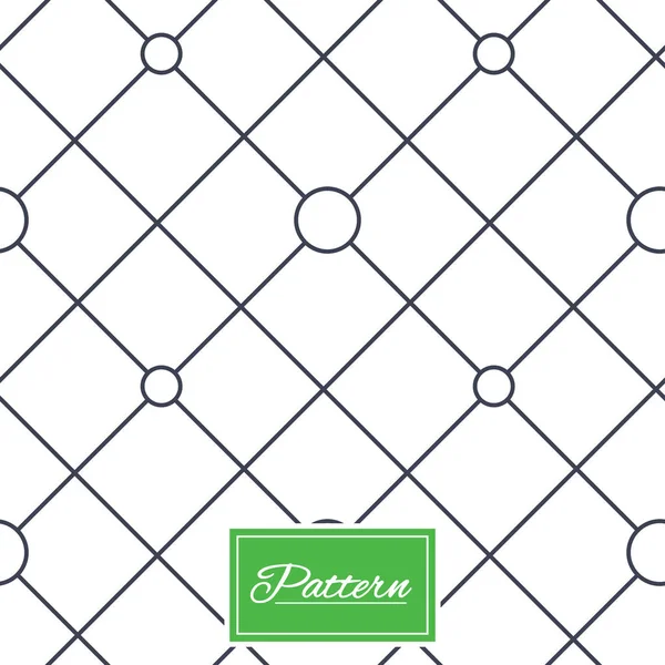 Circles grid stripped seamless pattern. — Stock Vector