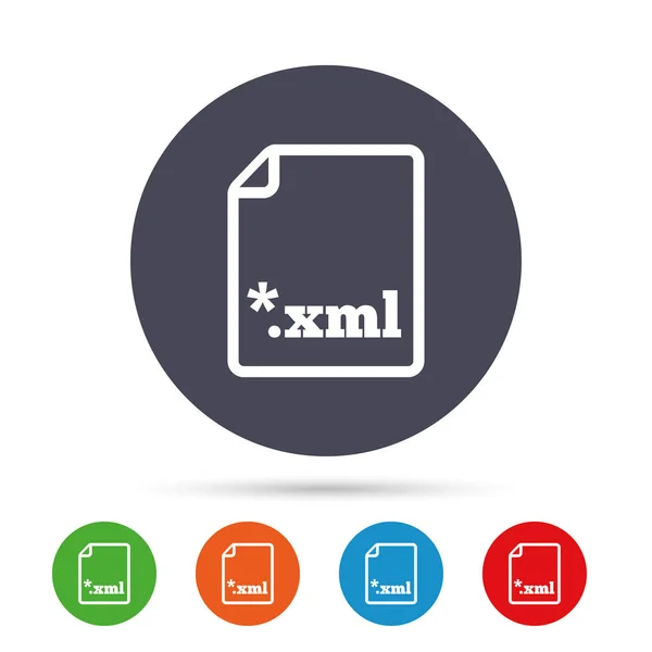 Hämta XML-knappen — Stock vektor