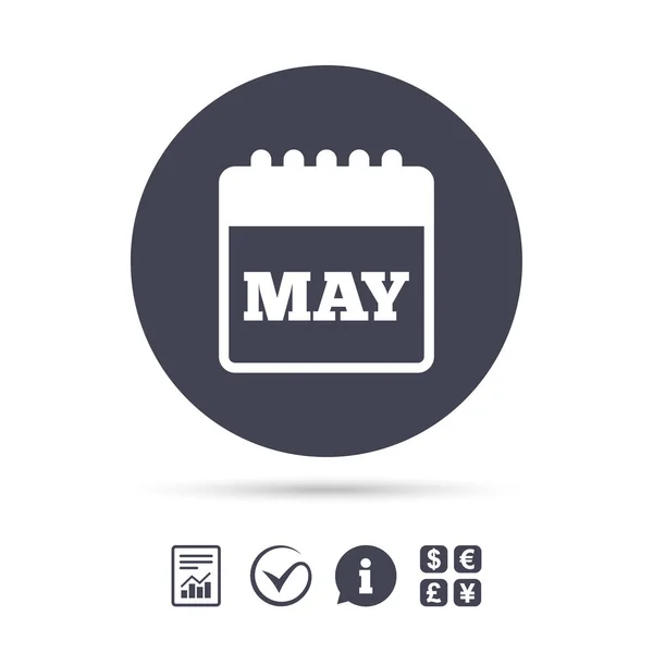 Symbool voor de maand mei. — Stockvector