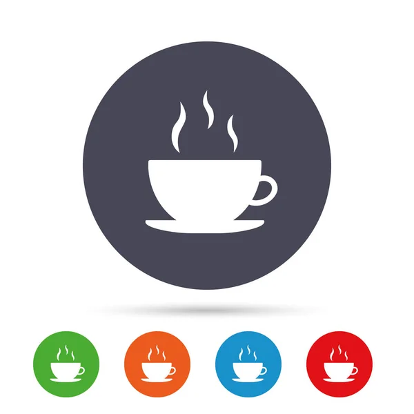 Coffee cup icons set — Stock Vector