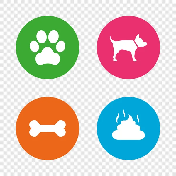 Juego de iconos de mascotas — Vector de stock