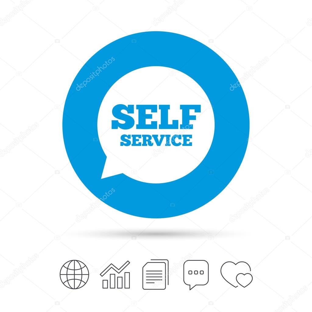 Self service icon — Stock Vector © Blankstock #144678895