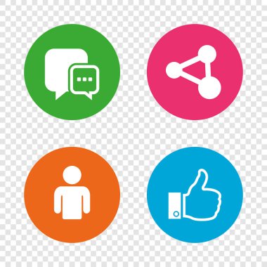 Sosyal medya simgeleri.