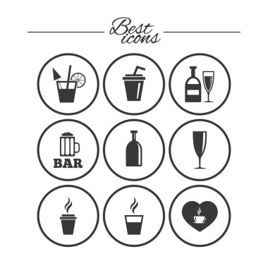 içecekler Icons set