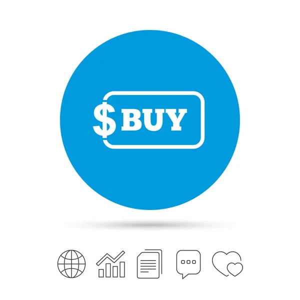 Online buying icons set — Stock Vector