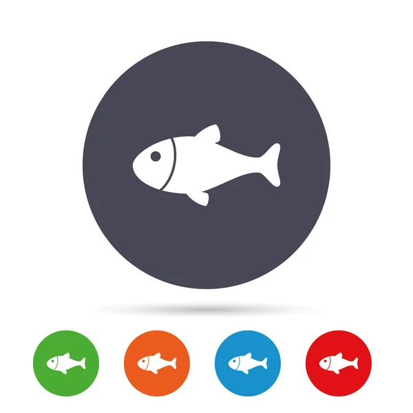 Fish icons set — Stock Vector