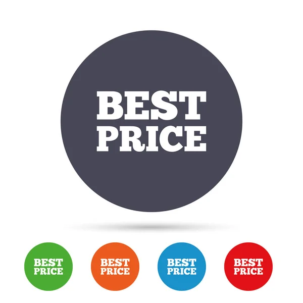 Best price sign icon — Stock Vector