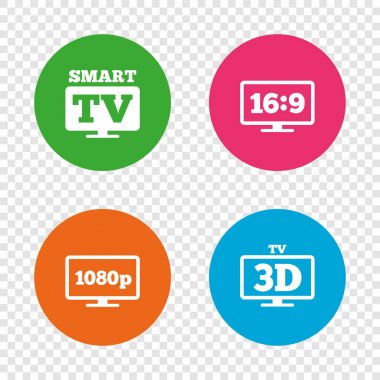 Akıllı Tv Icons set