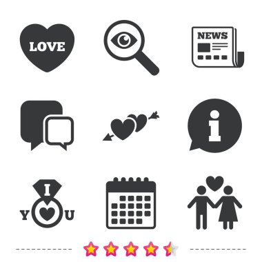 Sevgililer günü simgeler