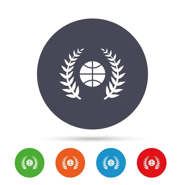 Icono web de baloncesto — Archivo Imágenes Vectoriales