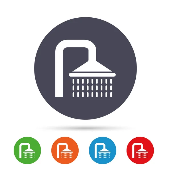 Shower icons set — Stock Vector